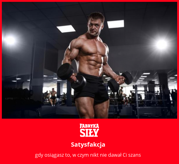 Satysfakcja - motywacja do treningu - Fabryka Siły