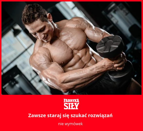 Zawsze staraj się szukać rozwiązań - motywacja do treningu - Fabryka Siły