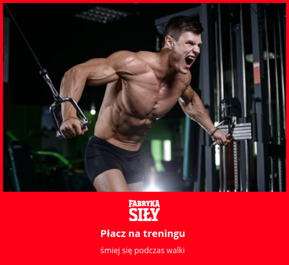 Płacz na treningu - motywacja do treningu - Fabryka Siły