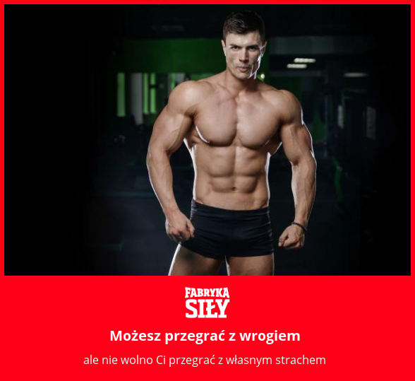 Możesz przegrać z wrogiem - motywacja do treningu - Fabryka Siły