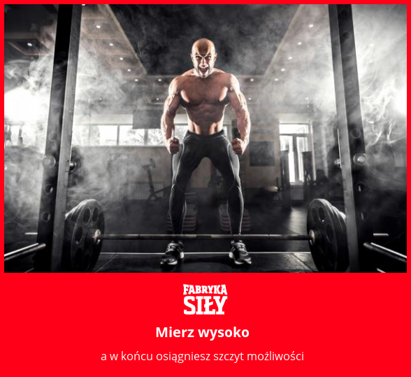 Mierz wysoko - motywacja do treningu - Fabryka Siły