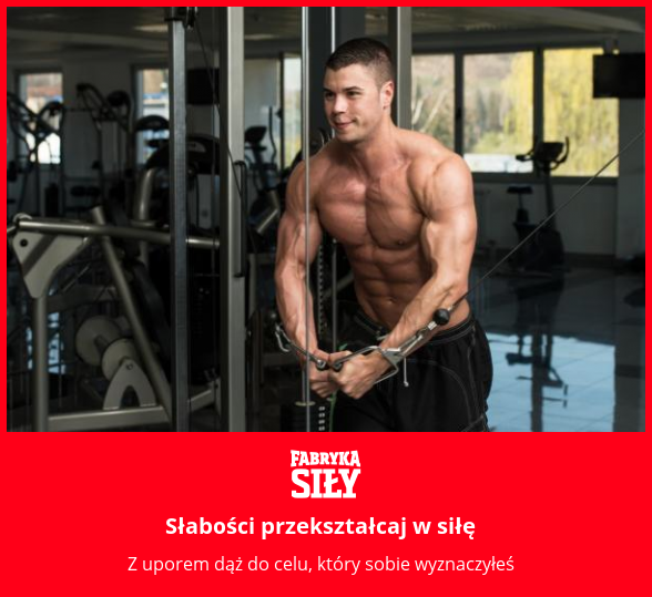 Słabości przekształcaj w siłę - motywacja do treningu - Fabryka Siły