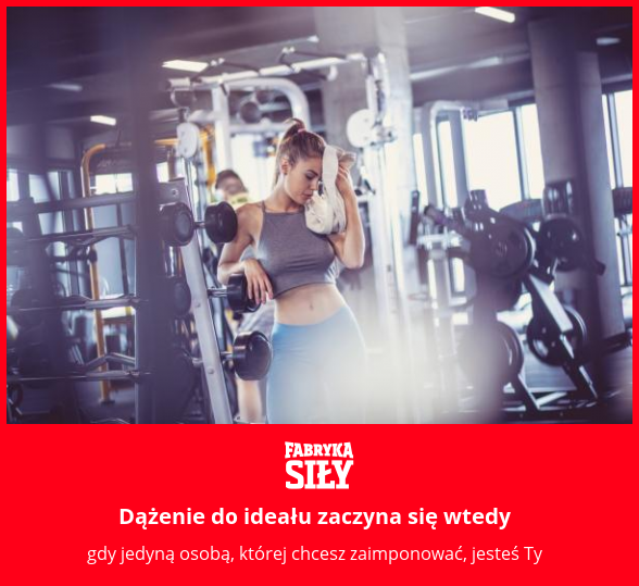 Dążenie do ideału zaczyna się wtedy - motywacja do treningu - Fabryka Siły