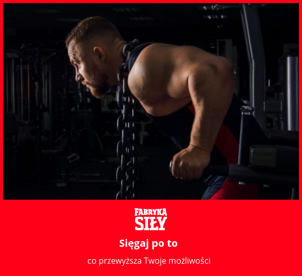 Sięgaj po to - motywacja do treningu - Fabryka Siły