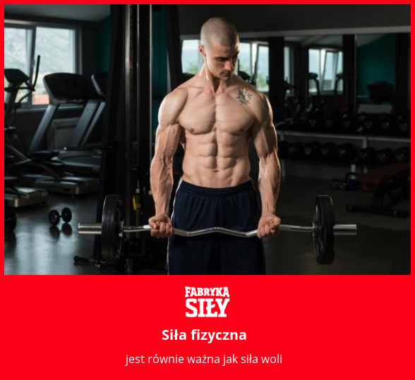 Siła fizyczna - motywacja do treningu - Fabryka Siły