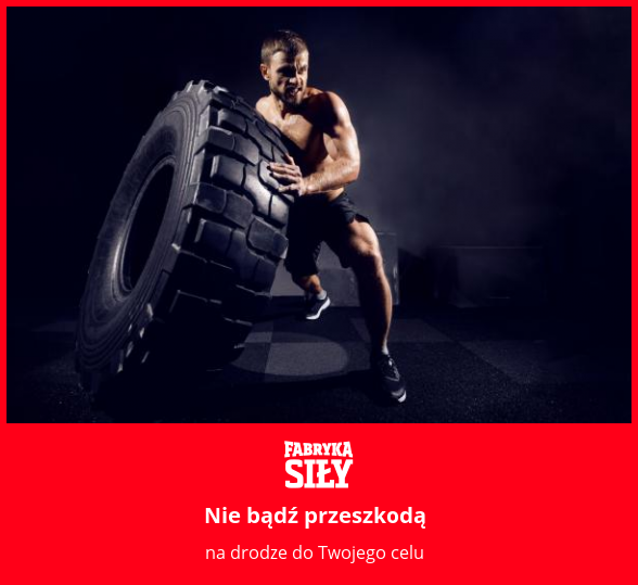 Nie bądź przeszkodą - motywacja do treningu - Fabryka Siły