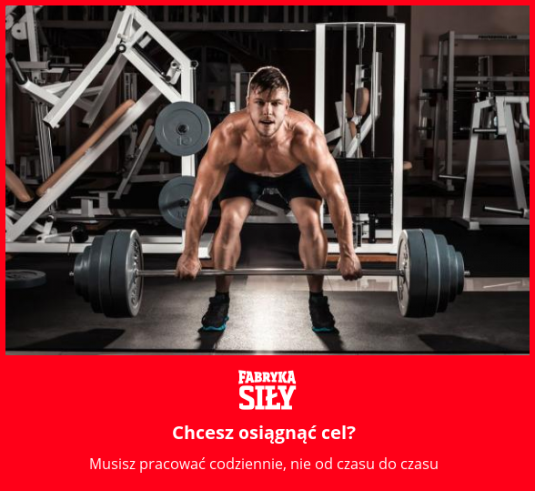 Chcesz osiągnąć cel? - motywacja do treningu - Fabryka Siły