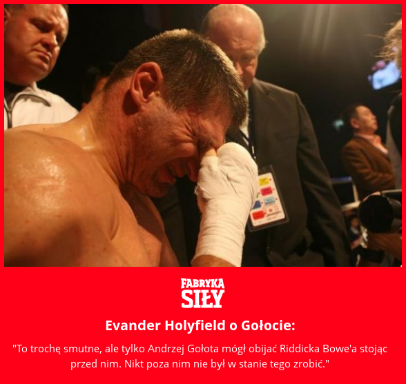 Evander Holyfield o Gołocie: - motywacja do treningu - Fabryka Siły
