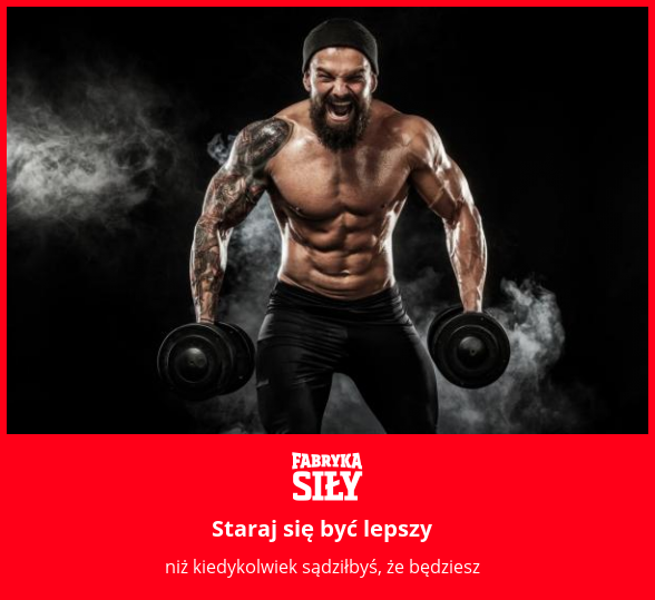 Staraj się być lepszy - motywacja do treningu - Fabryka Siły
