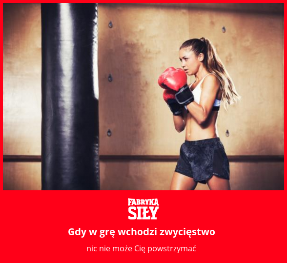 Gdy w grę wchodzi zwycięstwo - motywacja do treningu - Fabryka Siły