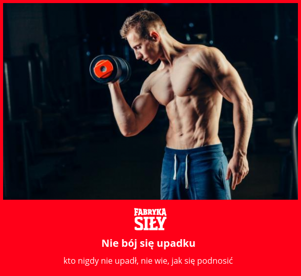 Nie bój się upadku - motywacja do treningu - Fabryka Siły