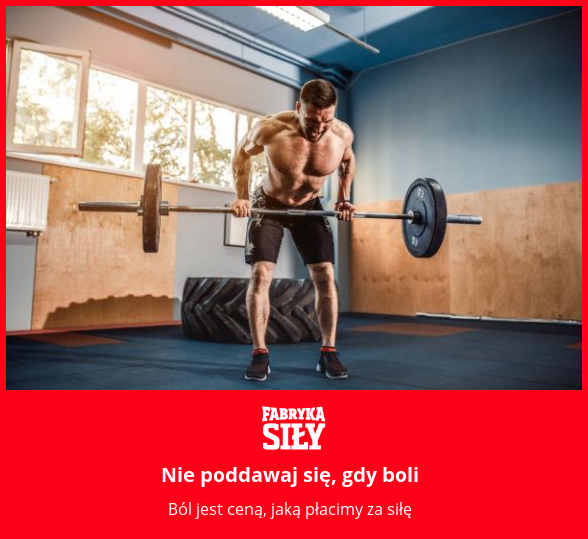 Nie poddawaj się, gdy boli - motywacja do treningu - Fabryka Siły