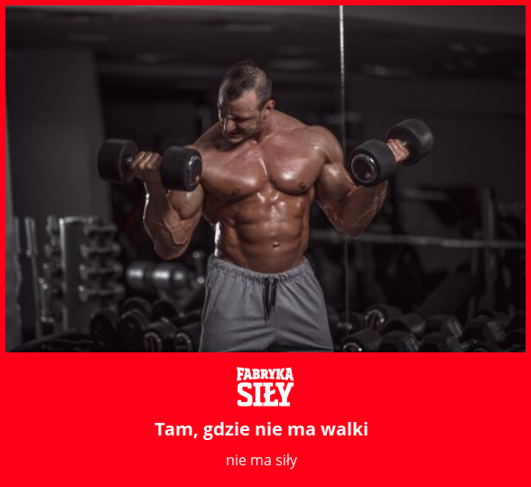 Tam, gdzie nie ma walki - motywacja do treningu - Fabryka Siły