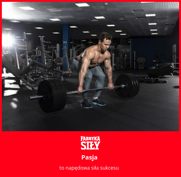 Pasja - motywacja do treningu - Fabryka Siły