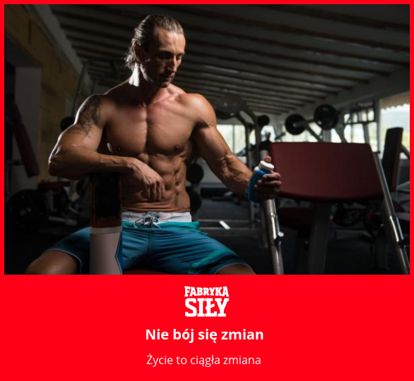 Nie bój się zmian - motywacja do treningu - Fabryka Siły
