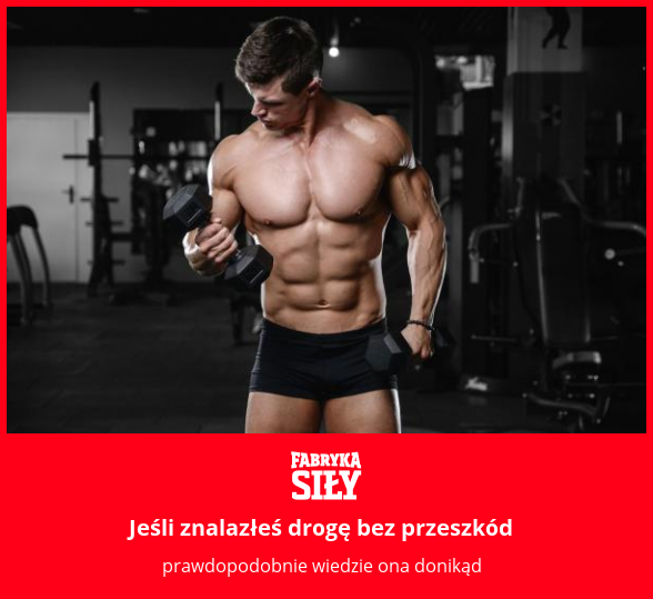 Jeśli znalazłeś drogę bez przeszkód - motywacja do treningu - Fabryka Siły