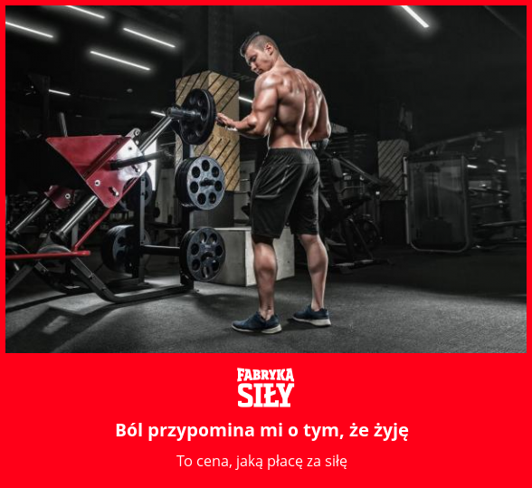 Ból przypomina mi o tym, że żyję - motywacja do treningu - Fabryka Siły