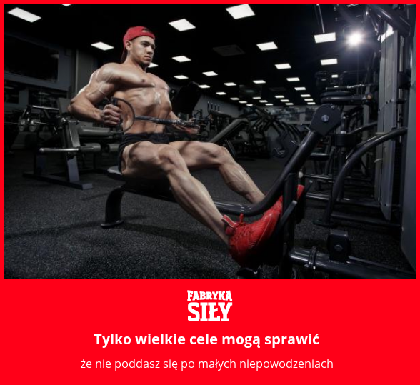 Tylko wielkie cele mogą sprawić - motywacja do treningu - Fabryka Siły