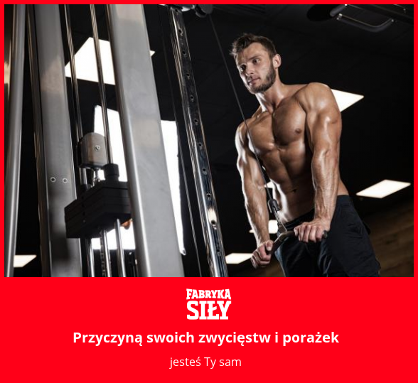 Przyczyną swoich zwycięstw i porażek - motywacja do treningu - Fabryka Siły