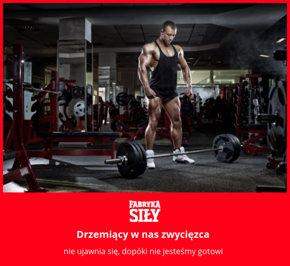 Drzemiący w nas zwycięzca - motywacja do treningu - Fabryka Siły