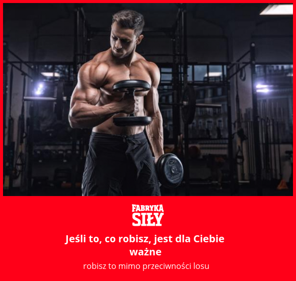 Jeśli to, co robisz, jest dla Ciebie ważne - motywacja do treningu - Fabryka Siły