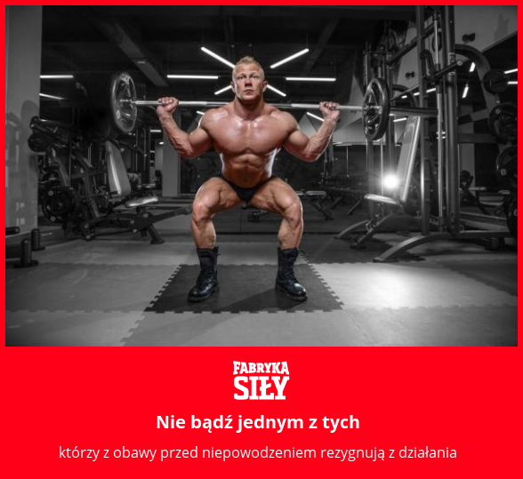 Nie bądź jednym z tych - motywacja do treningu - Fabryka Siły