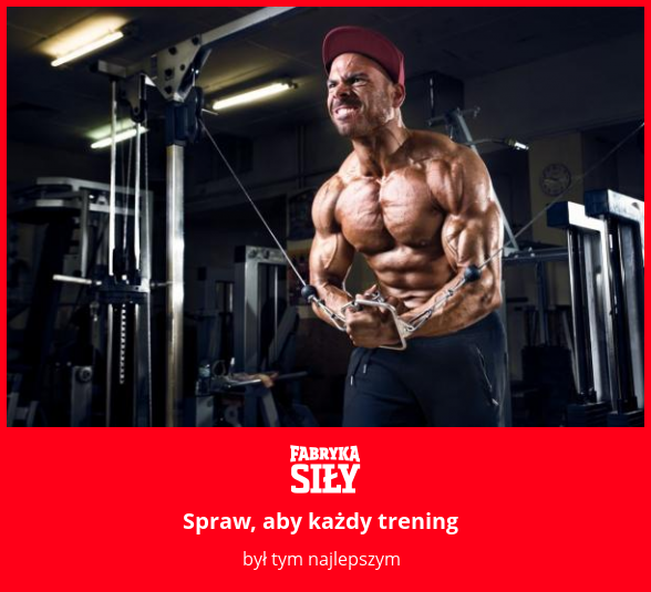 Spraw, aby każdy trening - motywacja do treningu - Fabryka Siły