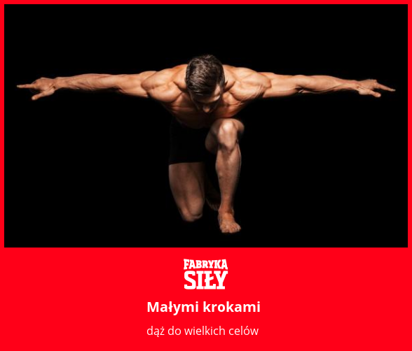 Małymi krokami - motywacja do treningu - Fabryka Siły