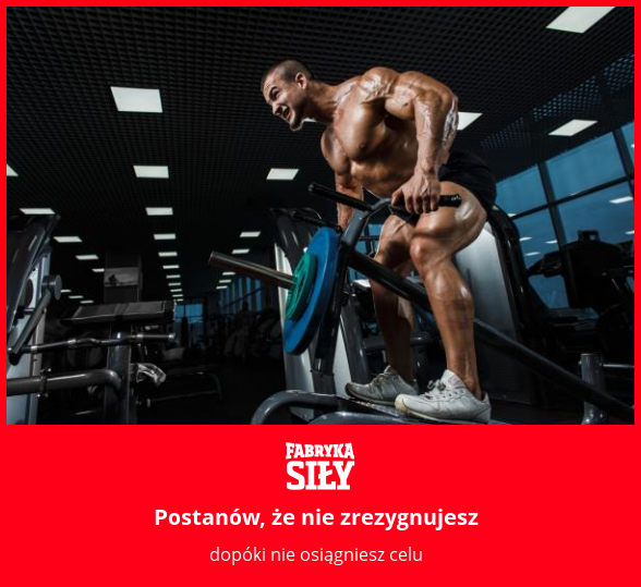 Postanów, że nie zrezygnujesz - motywacja do treningu - Fabryka Siły
