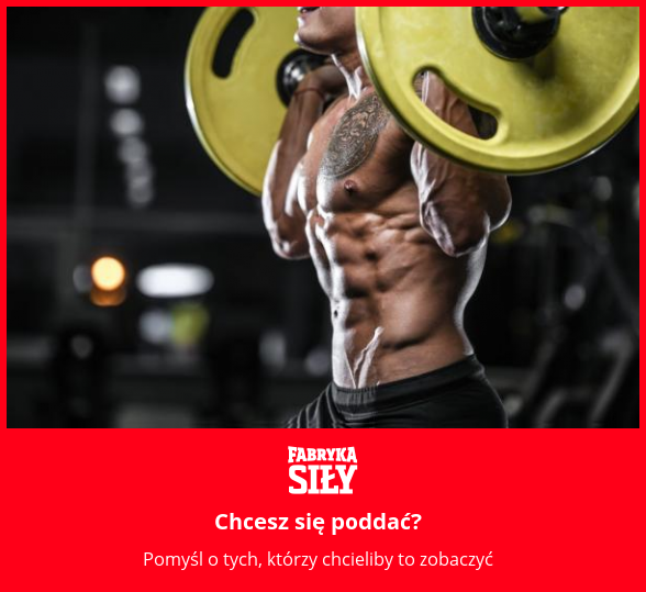 Chcesz się poddać? - motywacja do treningu - Fabryka Siły