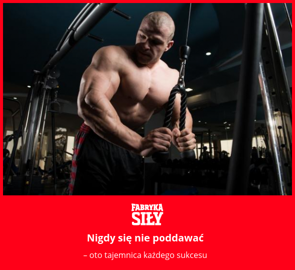 Nigdy się nie poddawać - motywacja do treningu - Fabryka Siły