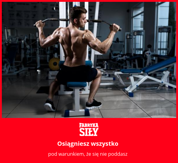 Osiągniesz wszystko  - motywacja do treningu - Fabryka Siły