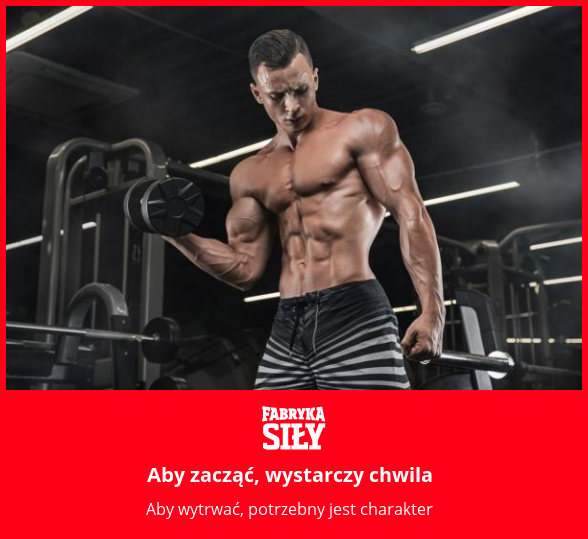 Aby zacząć, wystarczy chwila - motywacja do treningu - Fabryka Siły