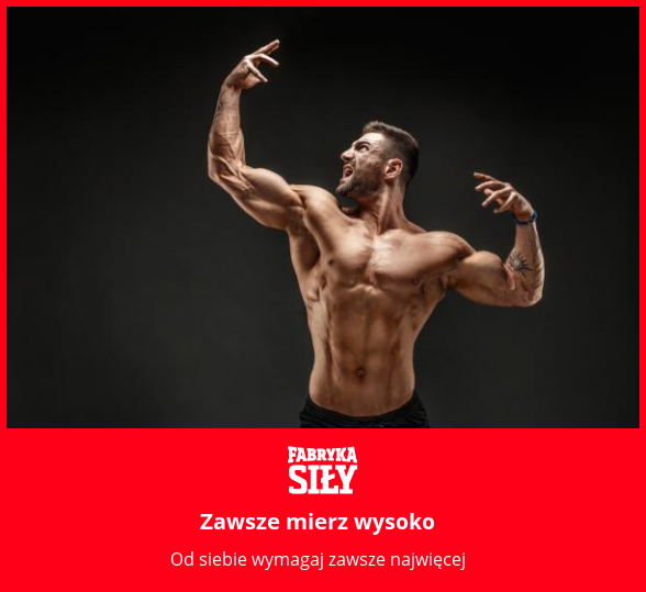 Zawsze mierz wysoko - motywacja do treningu - Fabryka Siły