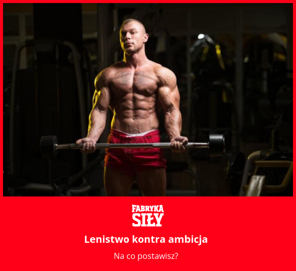 Lenistwo kontra ambicja - motywacja do treningu - Fabryka Siły