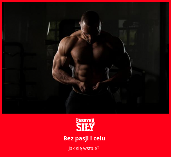Bez pasji i celu - motywacja do treningu - Fabryka Siły