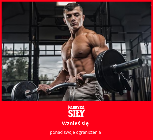 Wznieś się - motywacja do treningu - Fabryka Siły