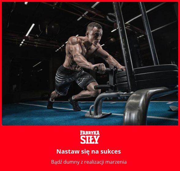 Nastaw się na sukces - motywacja do treningu - Fabryka Siły