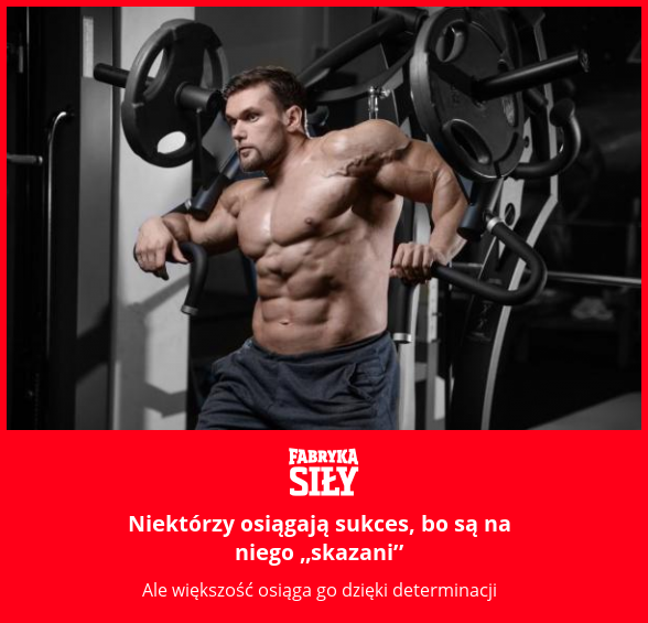 Niektórzy osiągają sukces, bo są na niego „skazani” - motywacja do treningu - Fabryka Siły