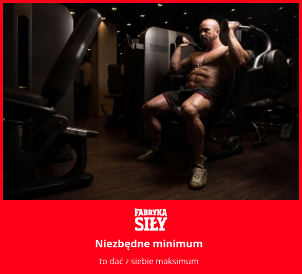 Niezbędne minimum - motywacja do treningu - Fabryka Siły