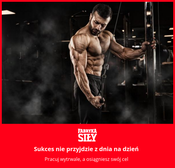 Sukces nie przyjdzie z dnia na dzień - motywacja do treningu - Fabryka Siły