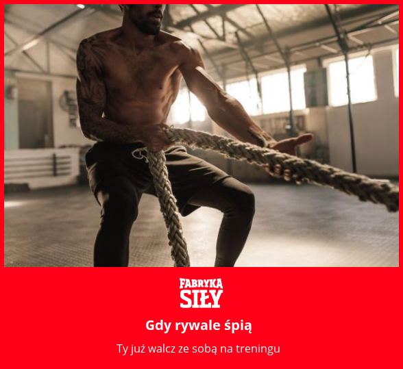 Gdy rywale śpią - motywacja do treningu - Fabryka Siły