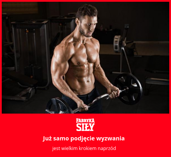 Już samo podjęcie wyzwania - motywacja do treningu - Fabryka Siły