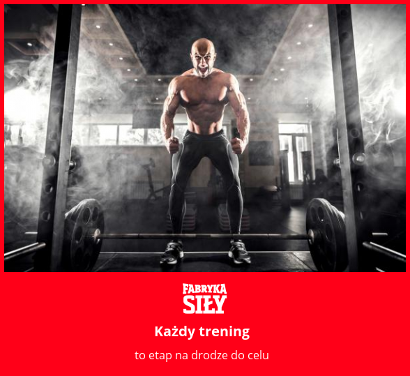 Każdy trening - motywacja do treningu - Fabryka Siły