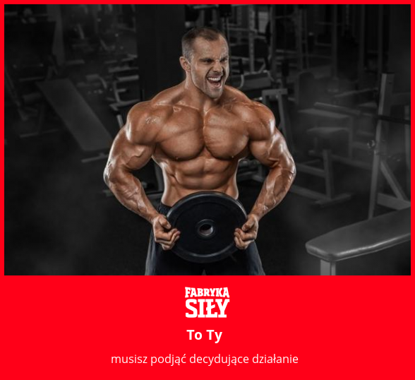 To Ty - motywacja do treningu - Fabryka Siły