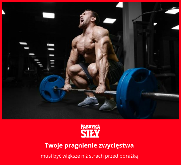 Twoje pragnienie zwycięstwa - motywacja do treningu - Fabryka Siły