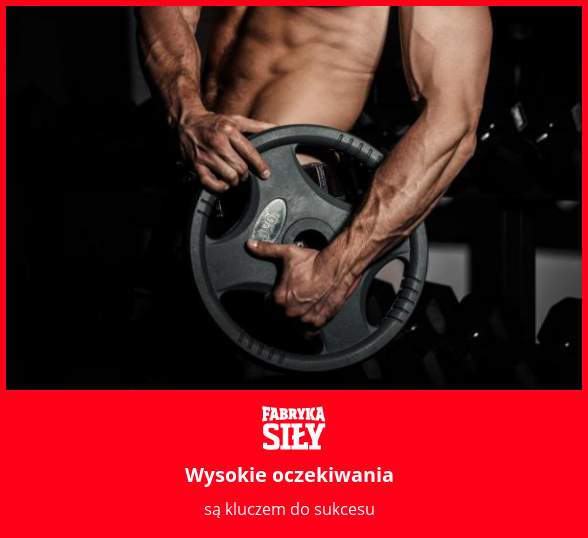 Wysokie oczekiwania - motywacja do treningu - Fabryka Siły