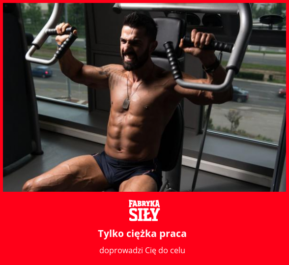 Tylko ciężka praca - motywacja do treningu - Fabryka Siły