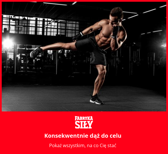 Konsekwentnie dąż do celu - motywacja do treningu - Fabryka Siły