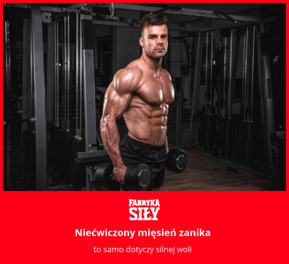 Niećwiczony mięsień zanika - motywacja do treningu - Fabryka Siły